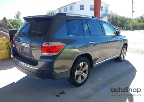 2011 Toyota Highlander Limited V6 from USA, damaged, VIN 5TDYK3EH2BS038603